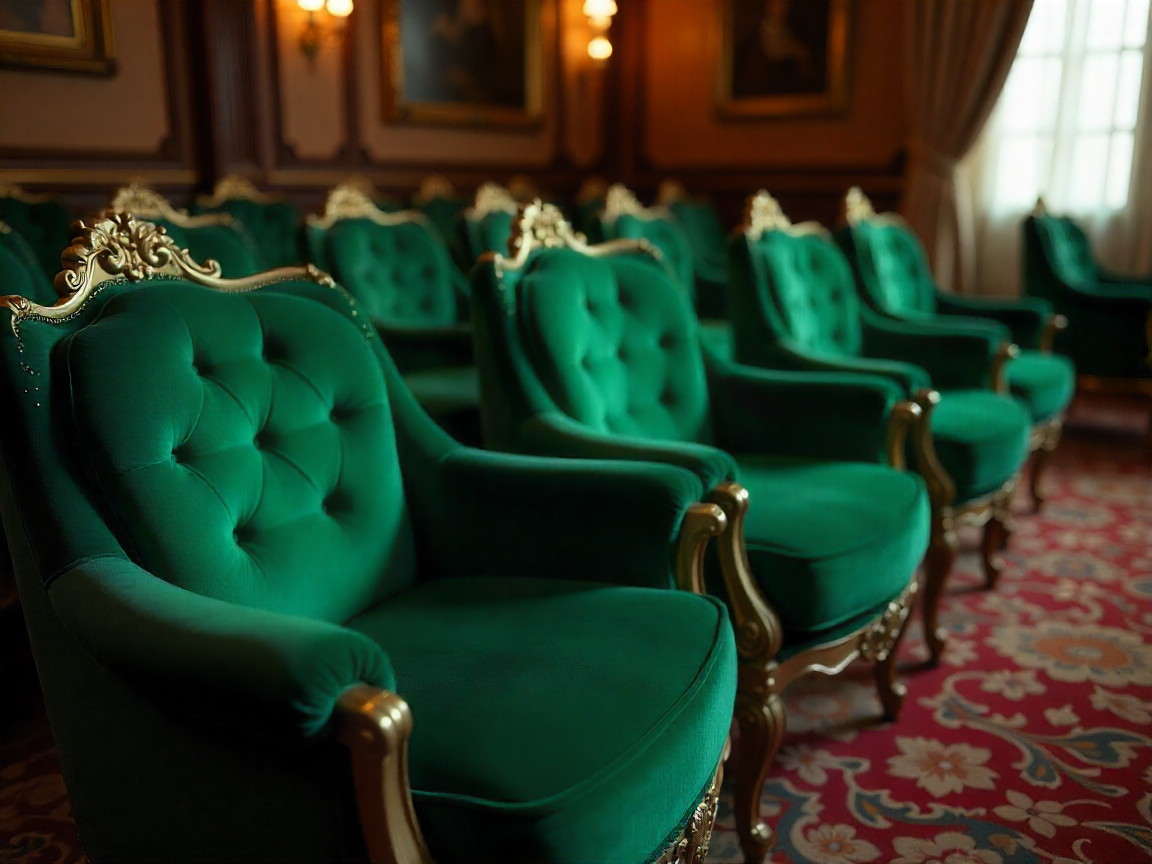 Professional lounge seating with modern design for corporate networking events